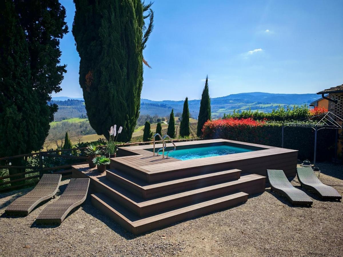 גאמבאסי Il Leccio - Casa Toscana San Gimignano מראה חיצוני תמונה